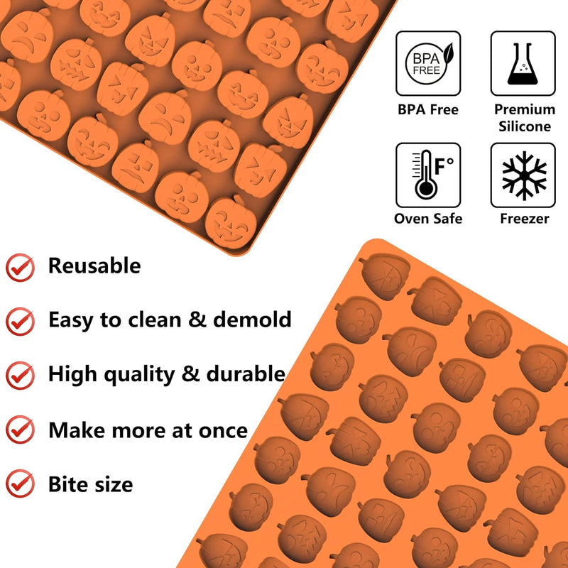 77 Gingerbread Man Silicone Molds - Food Grade for Baking Pudding Candy - with Baking Scraper