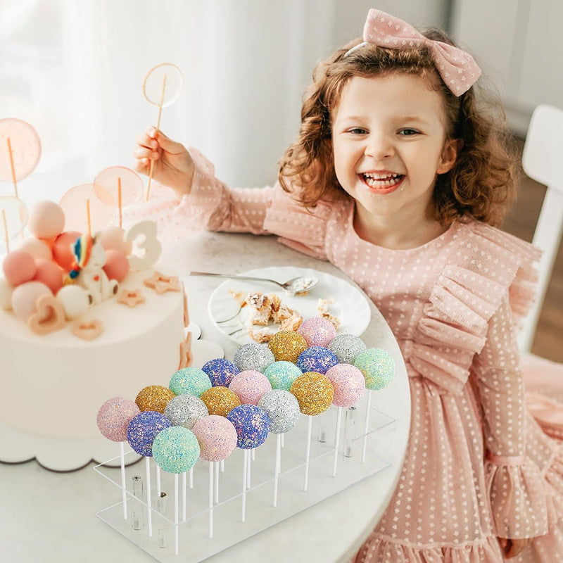 12-Cavity Cake Pop Maker Set with Display Stand and Accessories