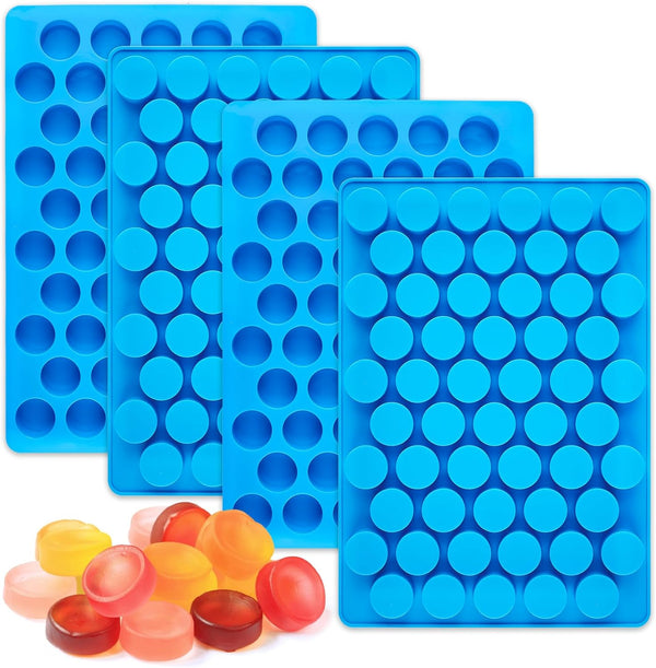Silicone Candy Molds - 252 Cavity for Hard Candy Gummy Caramels Chocolate Ganache Ice Cubes