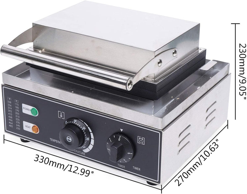 Commercial Donut Maker Machine Stainless Steel 110V 1550W - 6 Doughnut Capacity