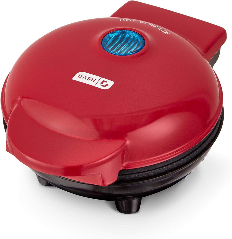 Kid-Friendly Donut  Waffle Maker Combo - Aqua  Red Heart 4 Inch