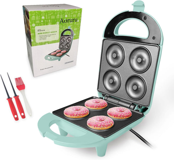 Mini Donut Maker for Kids - Makes 4 Doughnuts