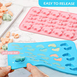 Webake Baby Feet Mold Baby Onesie Baby Bottle Pacifier Molds, Bite Size Silicone Chocolate Candy Molds Gummy Mould for Baby Shower Party Cake Decoration Cupcake Topper