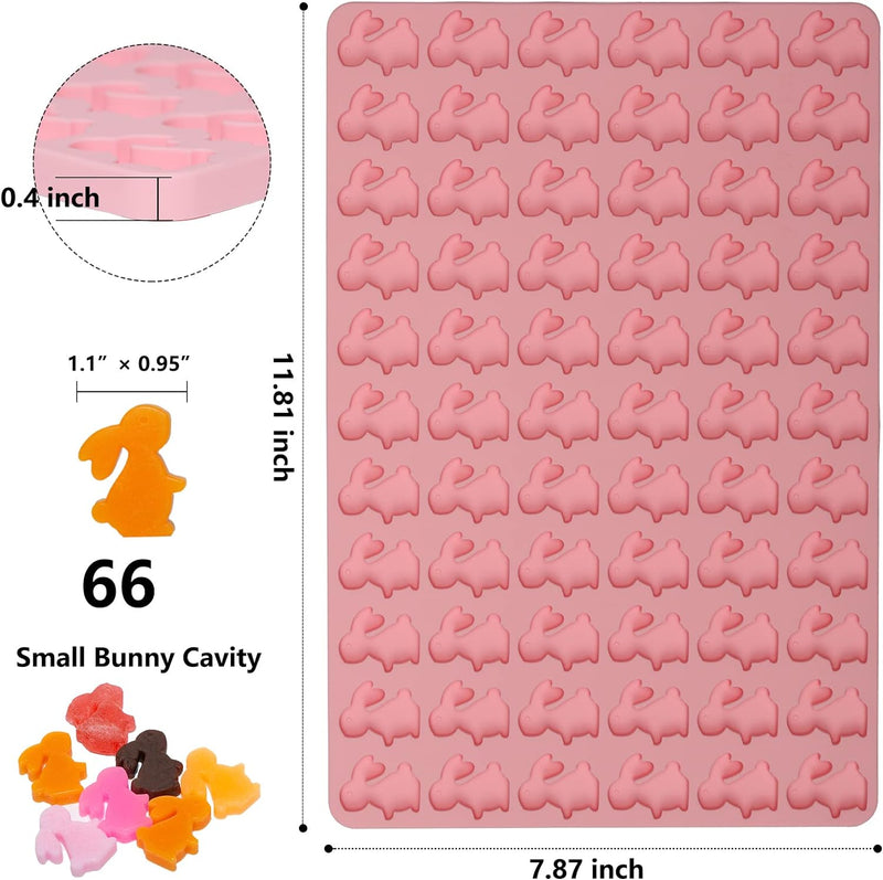 77 Gingerbread Man Silicone Molds - Food Grade for Baking Pudding Candy - with Baking Scraper