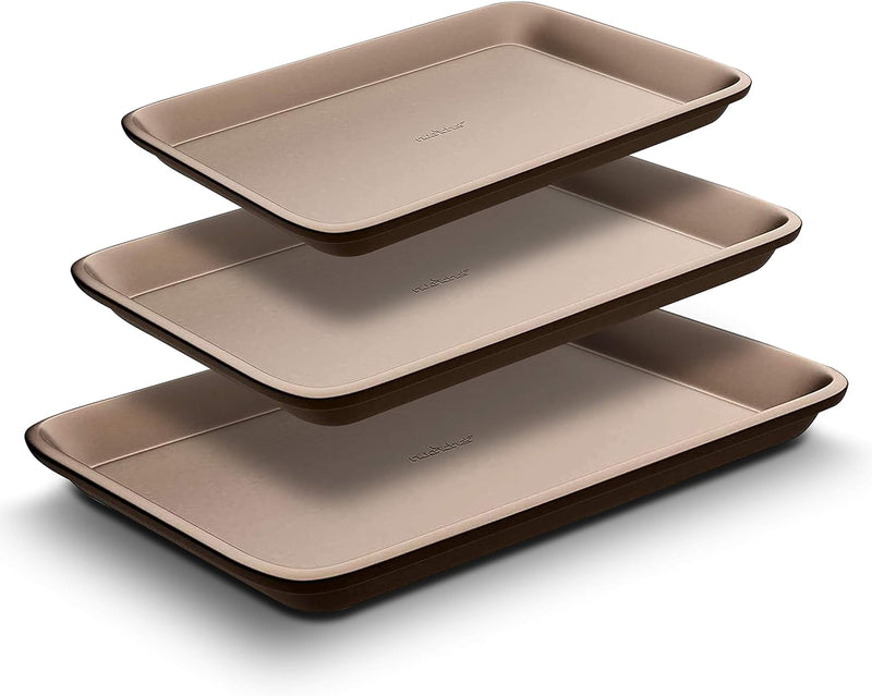 Nutrichef Baking Trays - 2 Piece Set