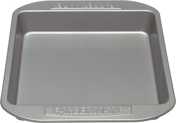 Farberware Nonstick Square Cake Pan - 9 Inch Gray