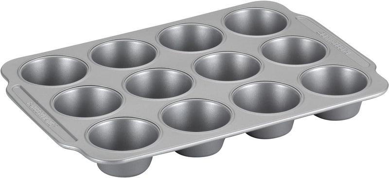 Farberware Nonstick Steel Bakeware Set - 10-Piece with Cooling Rack Gray