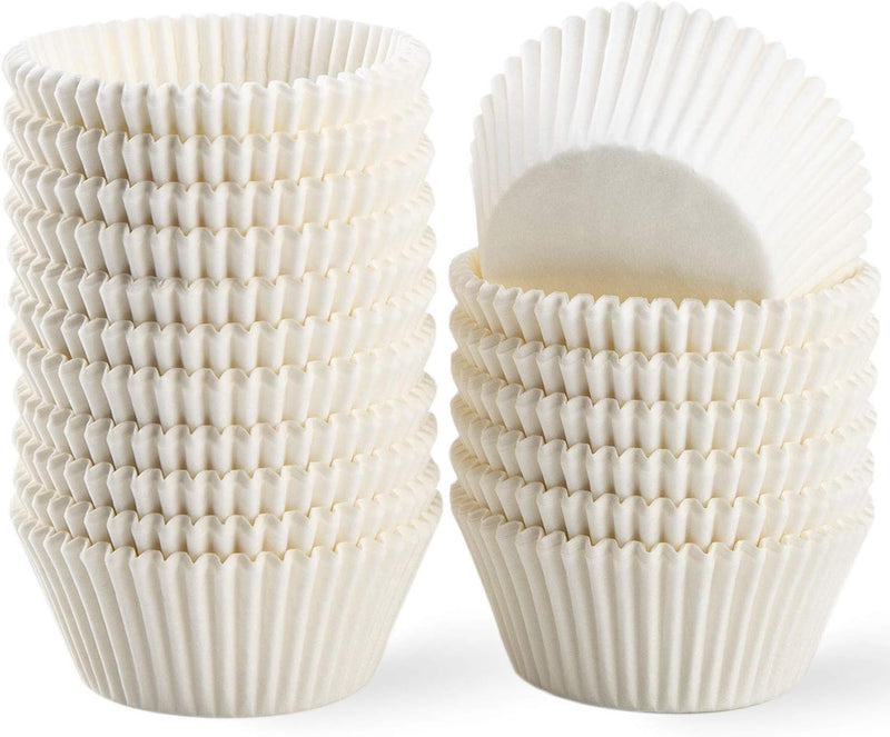 Caperci Standard Cupcake Liners - 500 Count No Smell Food Grade  Grease-Proof Baking Cups