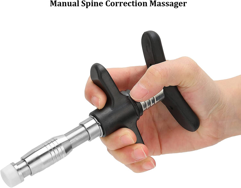 R Activator Tool,Chiropractic Adjustment Tool,Adjustment Massage Demanual Spinal Massager Single Head Spine Correction Spine Adjustment Massage Device