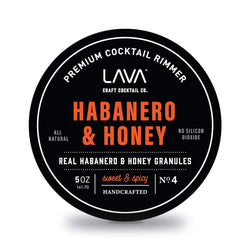 LAVA Premium Lemon Drop Sugar Cocktail Rimmer, All Natural Rimmer Sugar, Sweet & Sour, Real Lemons, Pure Cane Sugar, No Silicon Dioxide, with Easy Screw-On Lid - 5oz