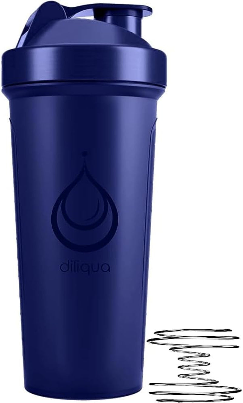 diliqua -4 PACK- 28 oz Shaker Cups for Protein Mixes, BPA-Free & Dishwasher Safe, 4 large Blender Shaker Bottle Pack