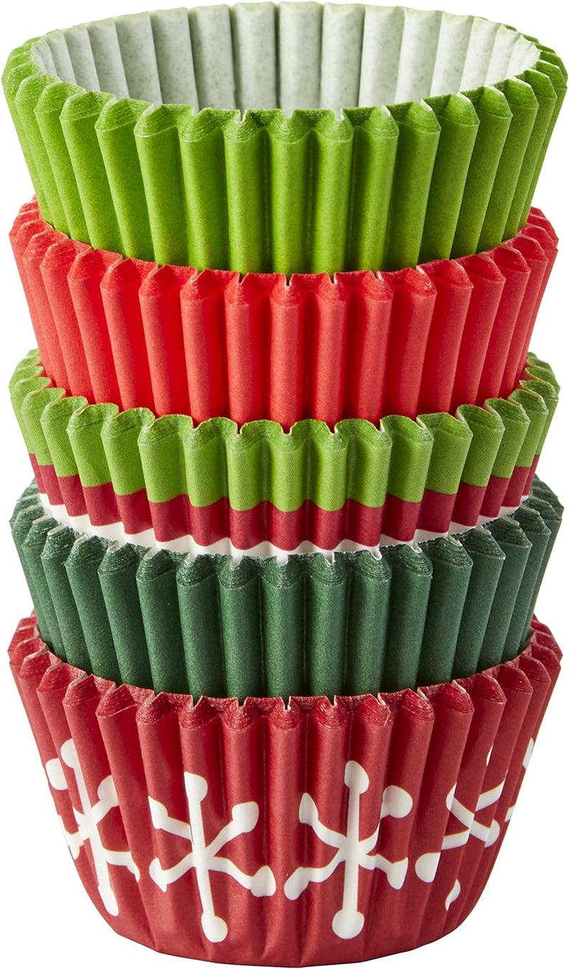 Mini Baking Cups-Holiday 150/Pkg