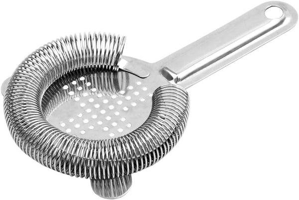 Hawthorne Cocktail Strainer - Stainless Steel Bar Strainer for Bartending, Bar Tool Drink Strainer for Bartenders and Mixologists