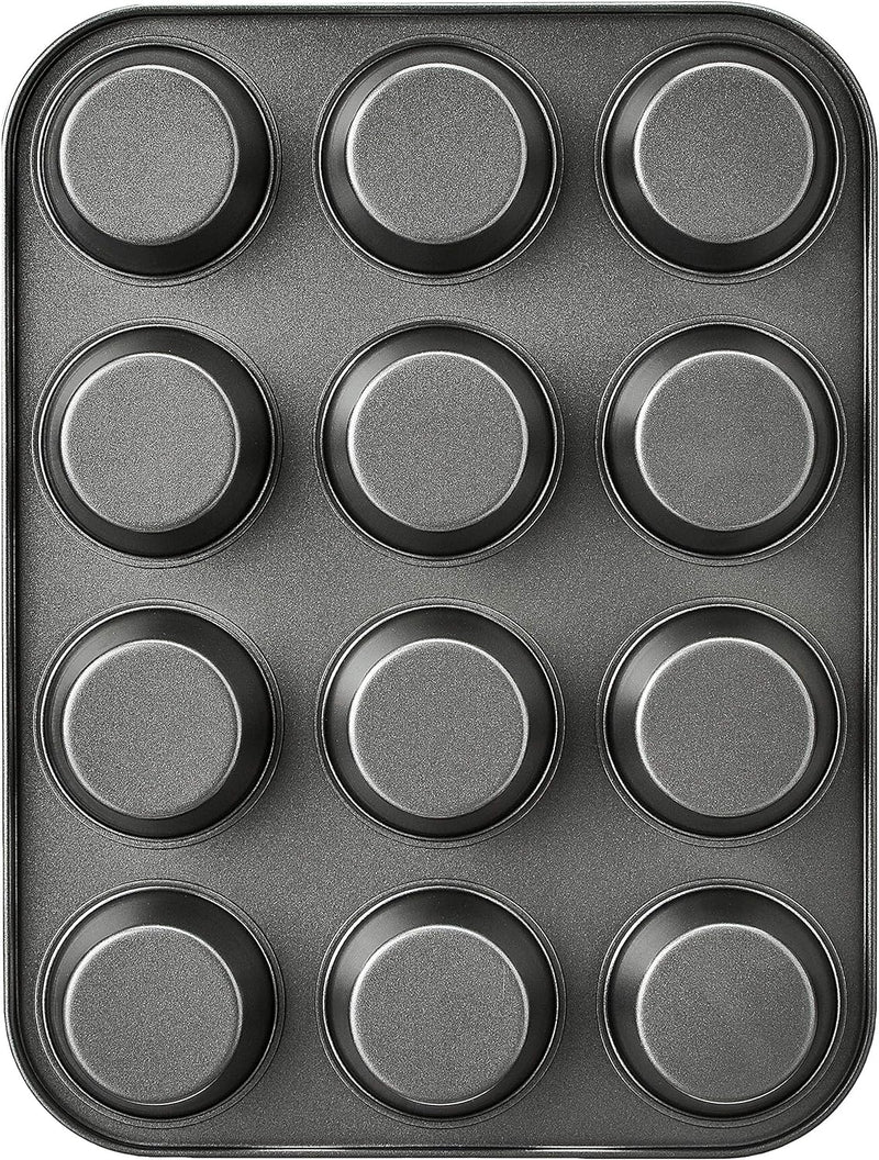 Amazon Basics 6 Piece Nonstick, Carbon Steel Oven Bakeware Baking Set, 40.5 cm x 28.5 cm x 15 cm