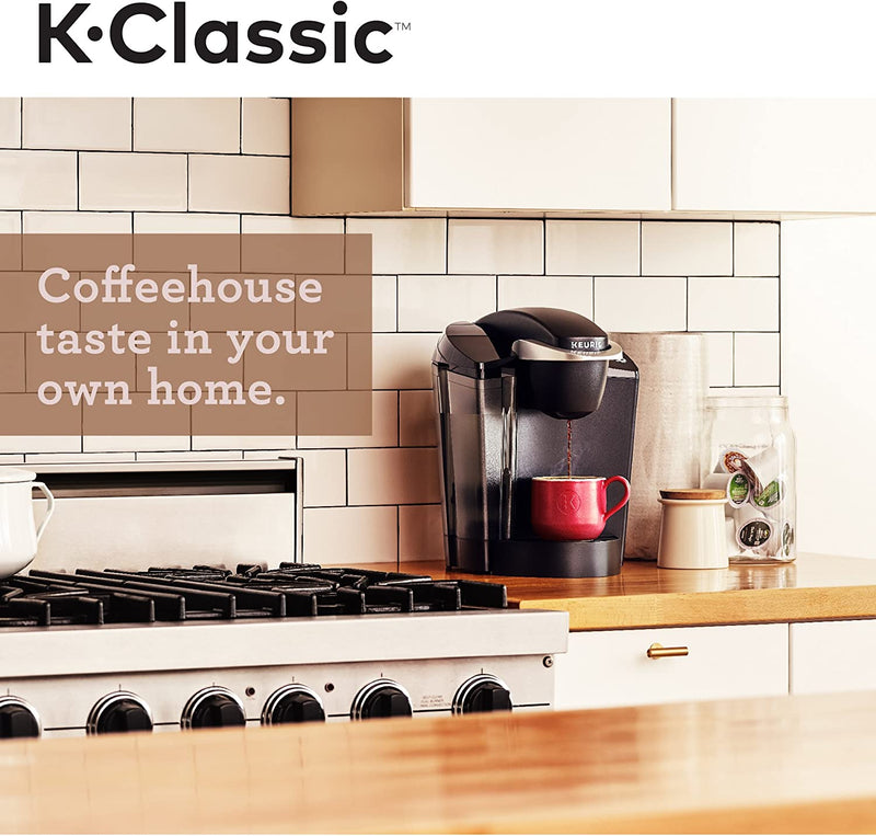 Keurig K-Classic Coffee Maker K-Cup Pod, Single Serve, Programmable, 6 to 10 oz. Brew Sizes, Black