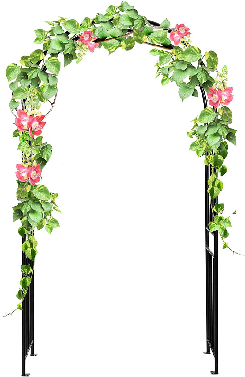 Metal Wedding Arch with Vines  Stakes - Ceremony Decoration