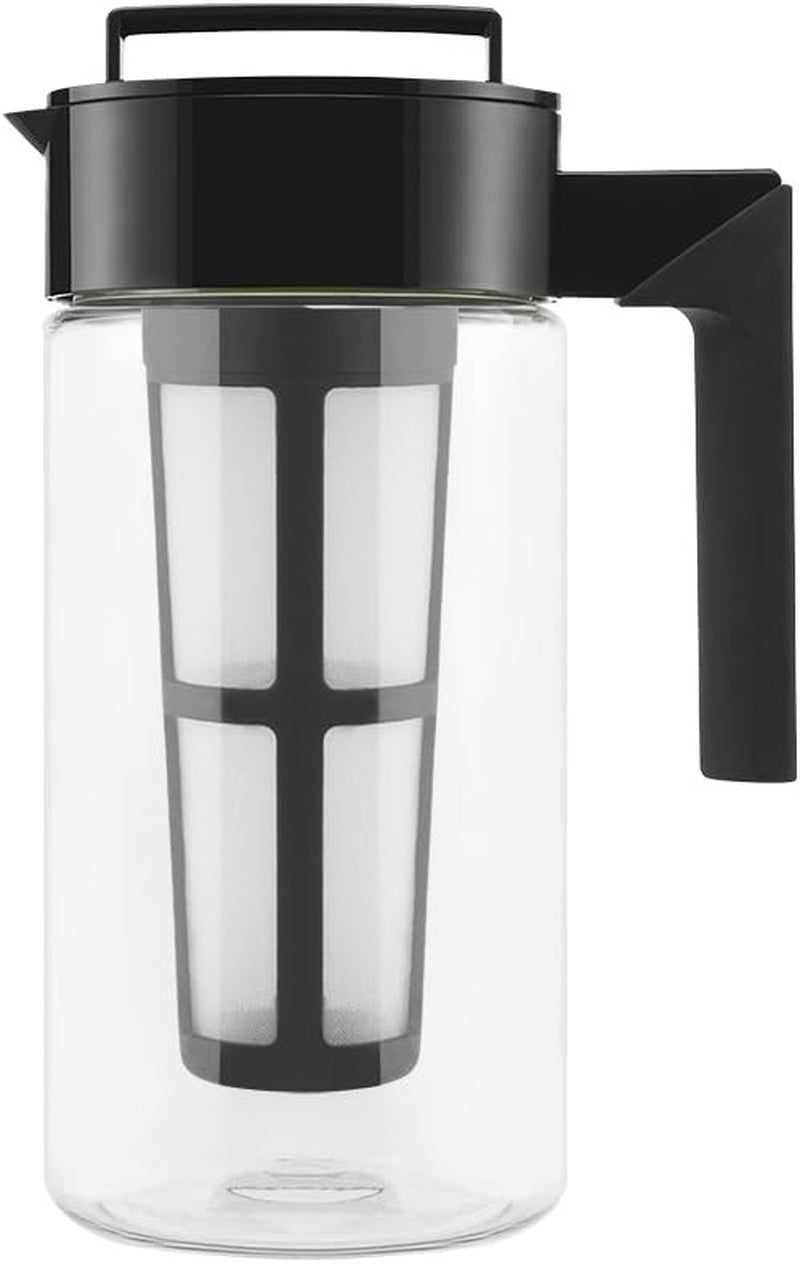 Takeya Premium Quality Iced Tea Maker with Patented Flash Chill Technology Made in the USA, BPA Free, 2 qt, Blueberry