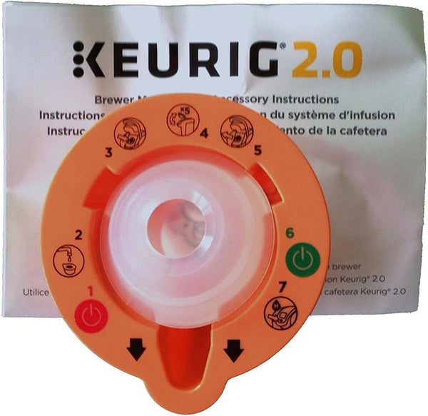 Keurig B01MXFTW88 2.0 Needle Cleaning Tool, 1 Count (Pack of 1), Orange