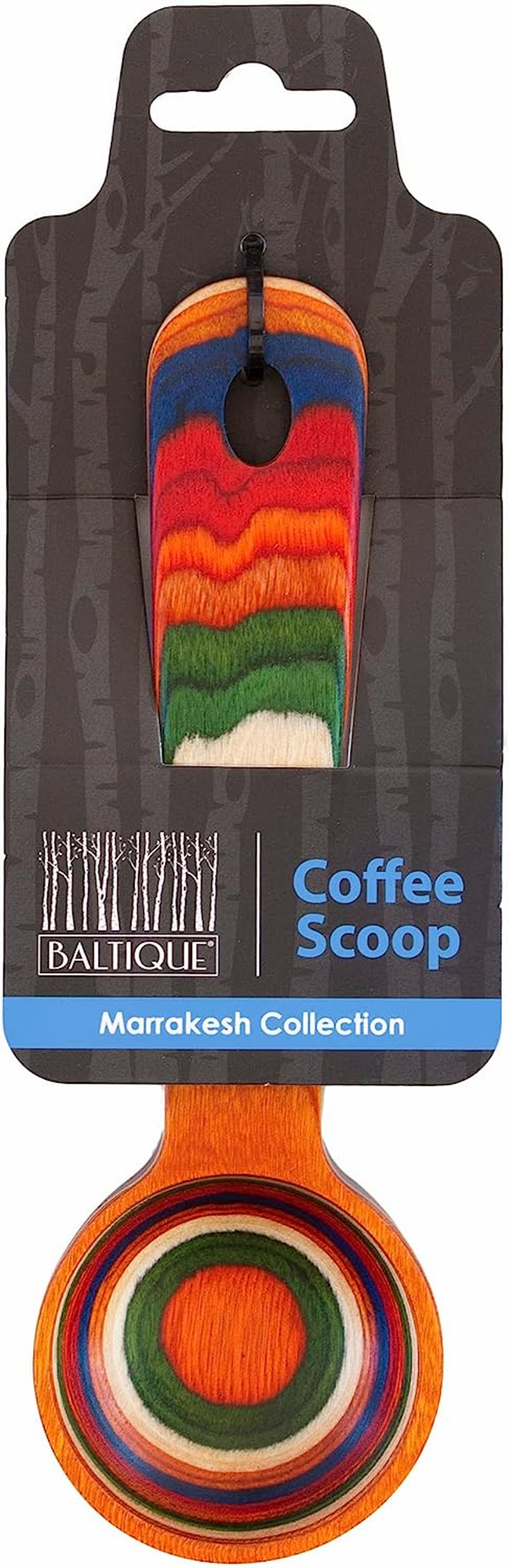 Baltique Marrakesh Collection Wooden Coffee Scoop for Ground Coffee