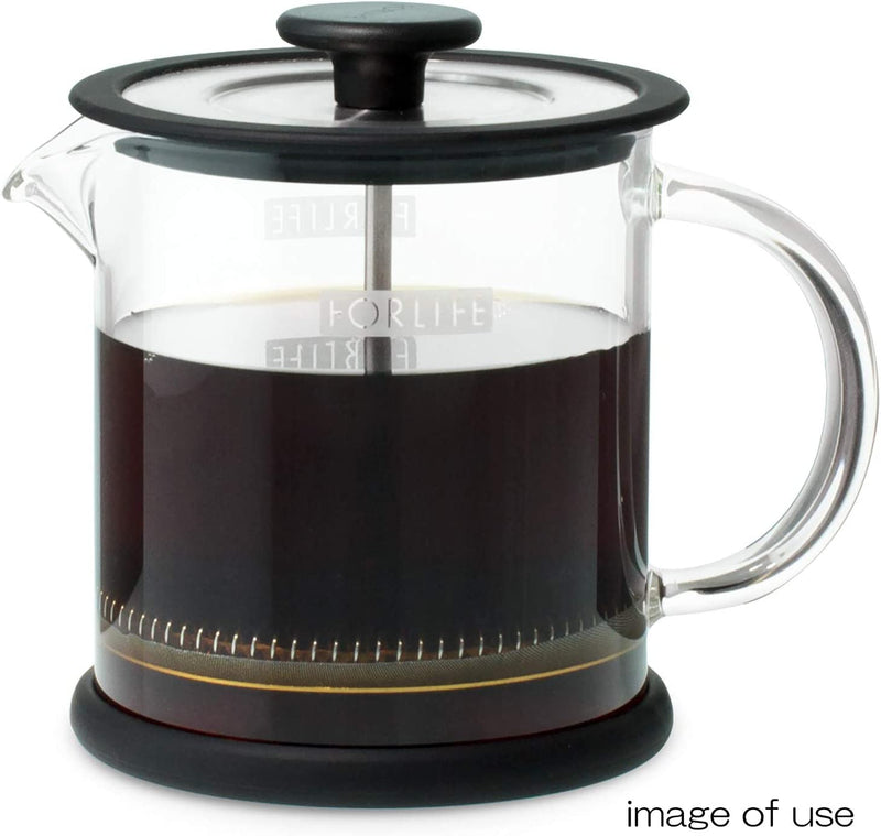 FORLIFE 827 Coffee Press, Clear, Black