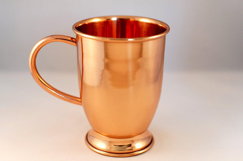 Alchemade 100% Pure Copper Barrel 16 Ounce Mug Perfect For Moscow Mules, Other Cocktails, Or Your Favorite Drinks - Will Keep Beverages Colder Longer