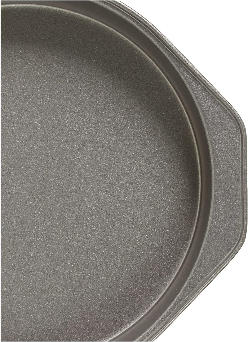 Amazon Basics Nonstick Round Baking Cake Pan, 9 Inch, Set of 2, Gray, 10.7x9.7x1.5cm