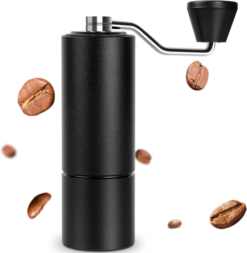 TIMEMORE C2 Hand Coffee Grinder, Stainless Steel Burr Manual Coffee Grinder for Espresso to French Press, Gray