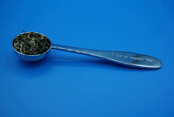 Loose Leaf Tea Spoon Measure | One Cup of Perfect Tea | Stainless Steel Scoop