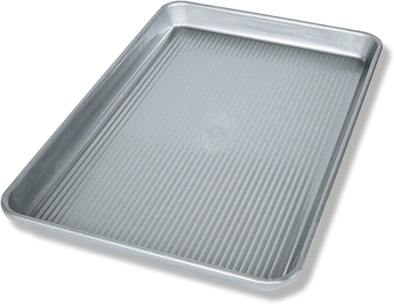 USA Pan Bakeware Quarter Sheet Pan, Warp Resistant Nonstick Baking Pan, Made in the USA from Aluminized Steel