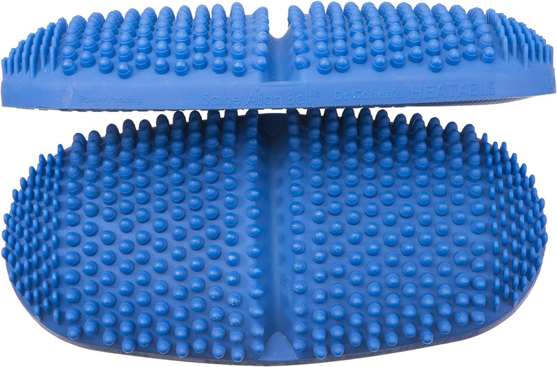 Dr. Cohen's Heatable Deep Tissue Muscle Massage Roller - FSA eligible acuBack - Trigger Point Foam Roller, Handheld Peanut Ball Roller - Ideal for Back, Neck, Feet Muscle Recovery and Physical Therapy