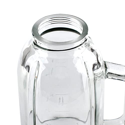 Replacement Glass Jar with Lid for BLACKDECKER Blender