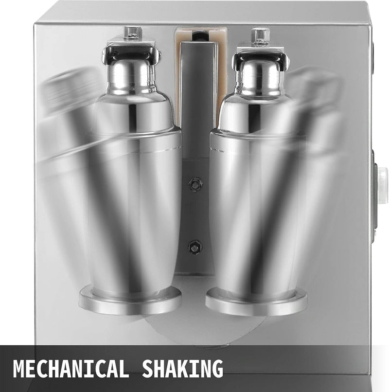 120 Watt Bubble Boba Milk Tea Shaker Shaking Machine Mixer Auto Control Cream Stainless 350-750 Milliliter Suitable for Restaurant, Cake Room, Coffee Shop, Bakery, Food Stores and Beverage Stores