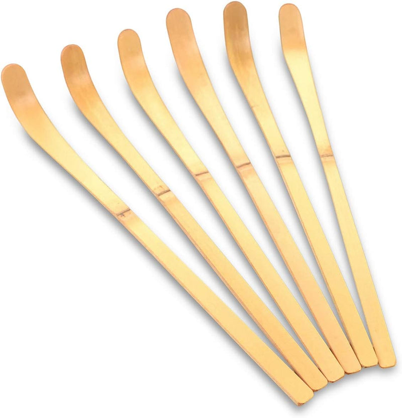 3pcs/lot Natural Bamboo Matcha Tea Scoop Chashaku Ceremony Bamboo Tea Spoon Tool 18cm