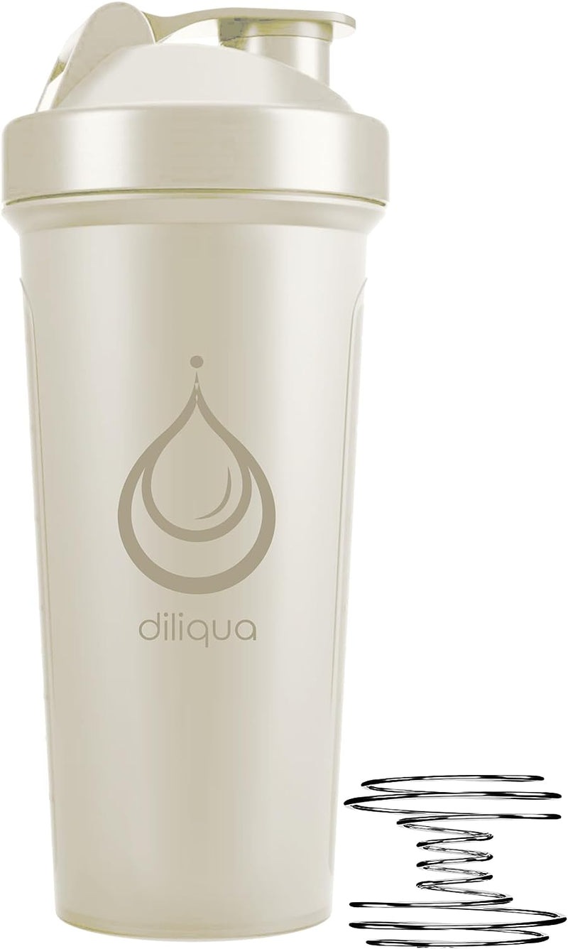 diliqua -4 PACK- 28 oz Shaker Cups for Protein Mixes, BPA-Free & Dishwasher Safe, 4 large Blender Shaker Bottle Pack