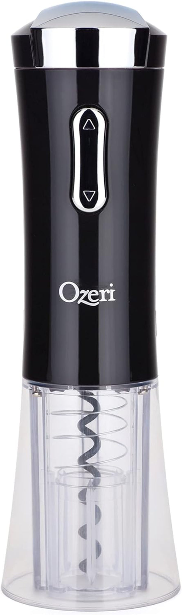 Ozeri Nouveaux Electric Removable Free Foil Cutter Wine Opener, Black