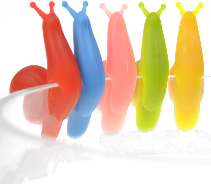 CM Pack of 30 Snail Shape Silicone Tea Bag Holder Clip Drink Markers for Cup Mug