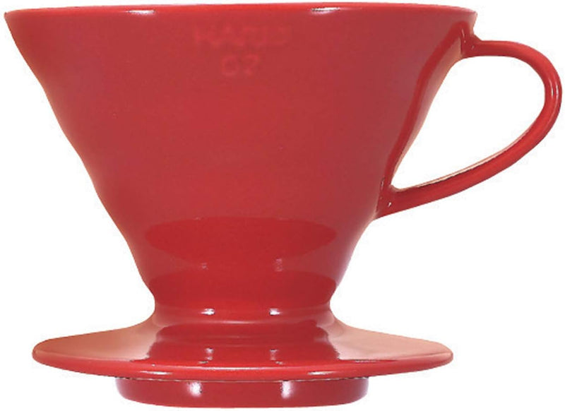 Hario V60 Ceramic Coffee Dripper Pour Over Cone Coffee Maker Size 02, White