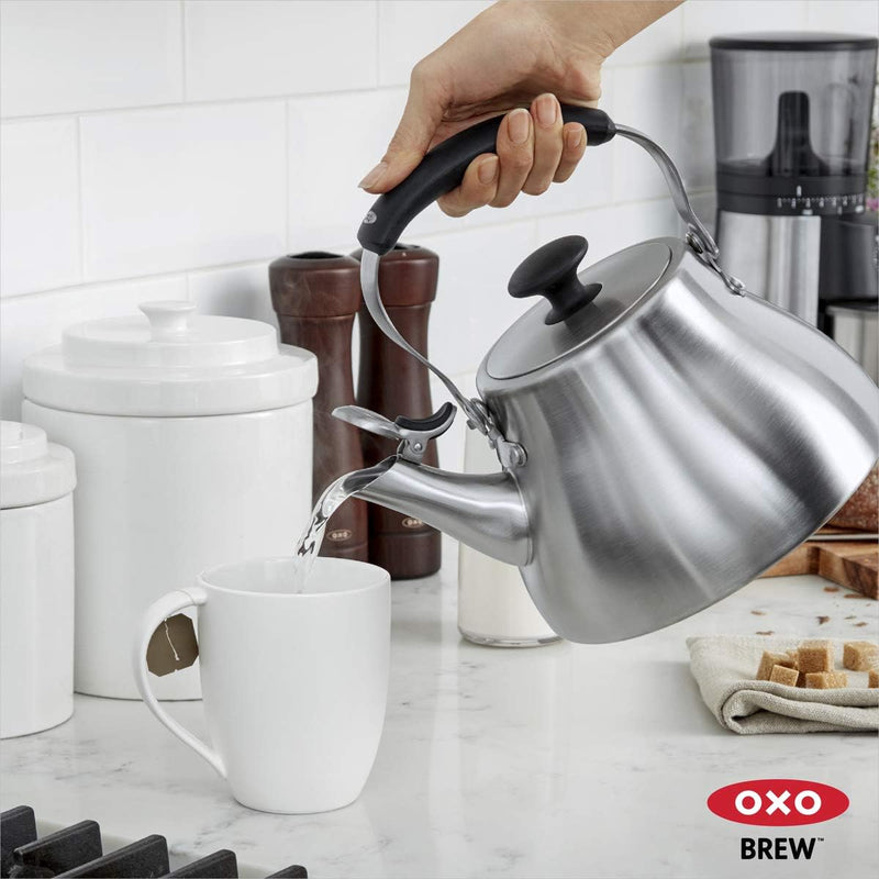 OXO BREW Classic Tea Kettle - Brushed Stainless Steel