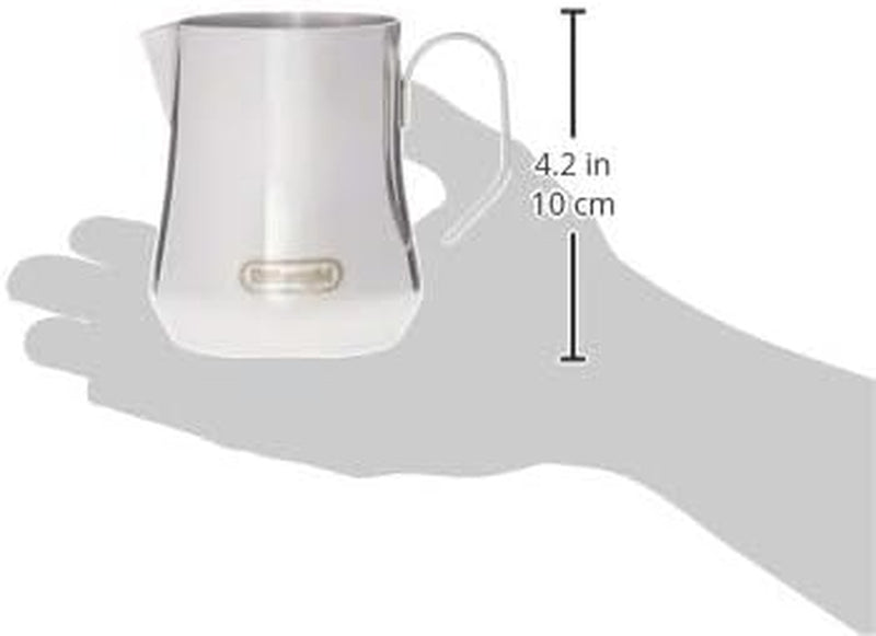 De'Longhi DLSC060 Milk Frothing Jug, 12 oz, Stainless Steel