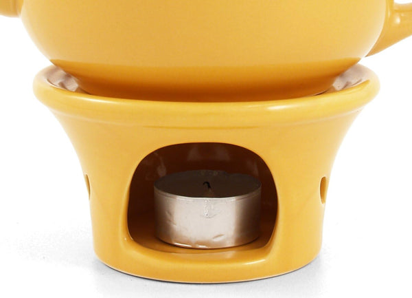 Metropolitan Tea Yellow Ceramic Teapot Warmer