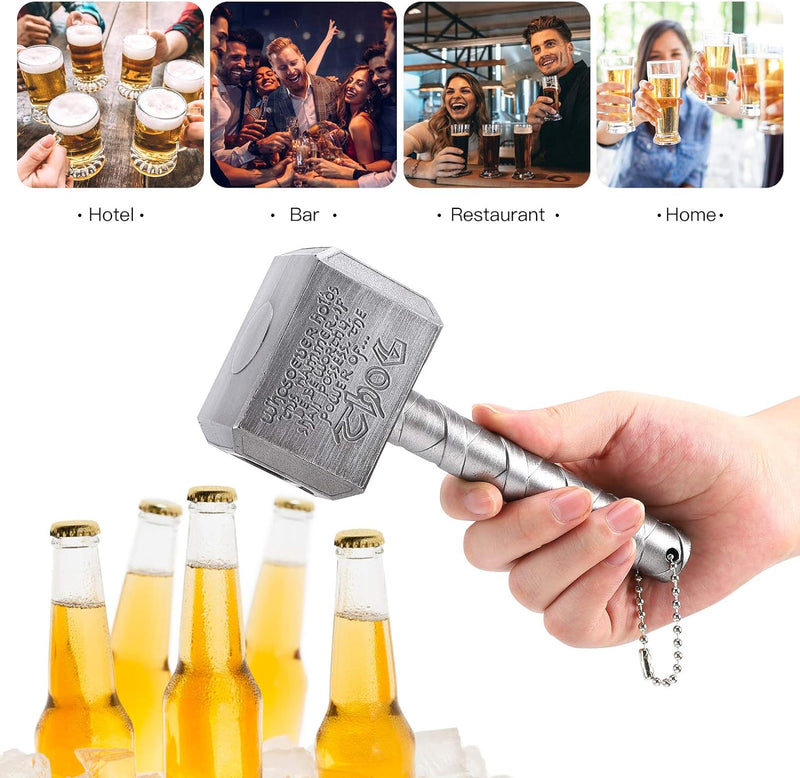 Bottle Opener - Lmaytech Beer Opener Beer Bottle Opener, Beer Gifts for Dad, Men, Him, Husband, Boyfriend