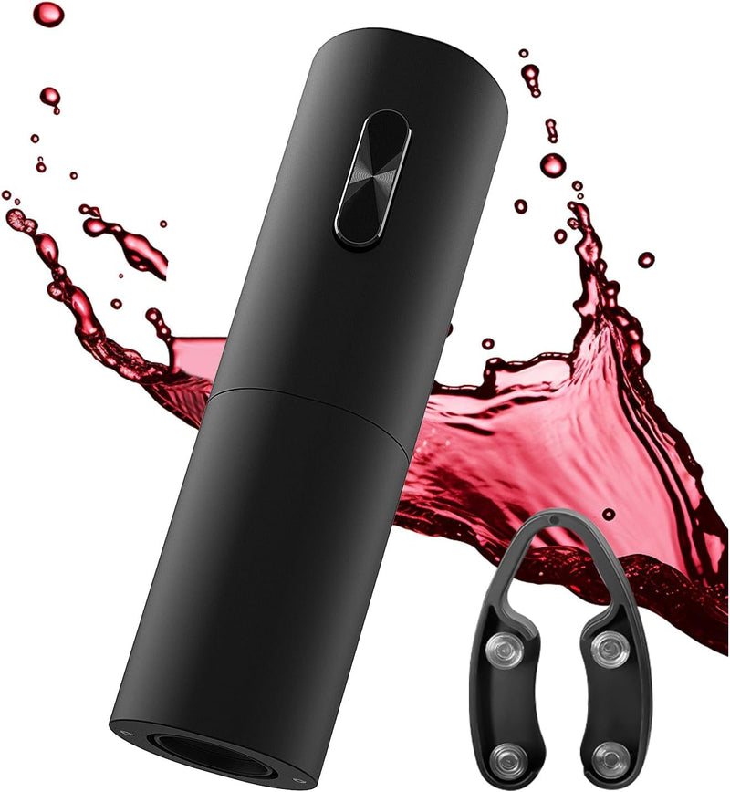 UNICHERRY Wine Opener, A Must-Have for Wine Lover Gift,Electric Wine Opener with Foil Cutter, Vacuum Stoppers, and Pourer, Effortlessly Open Your Wine - Perfect for Home, Bar, Party, and Gifting