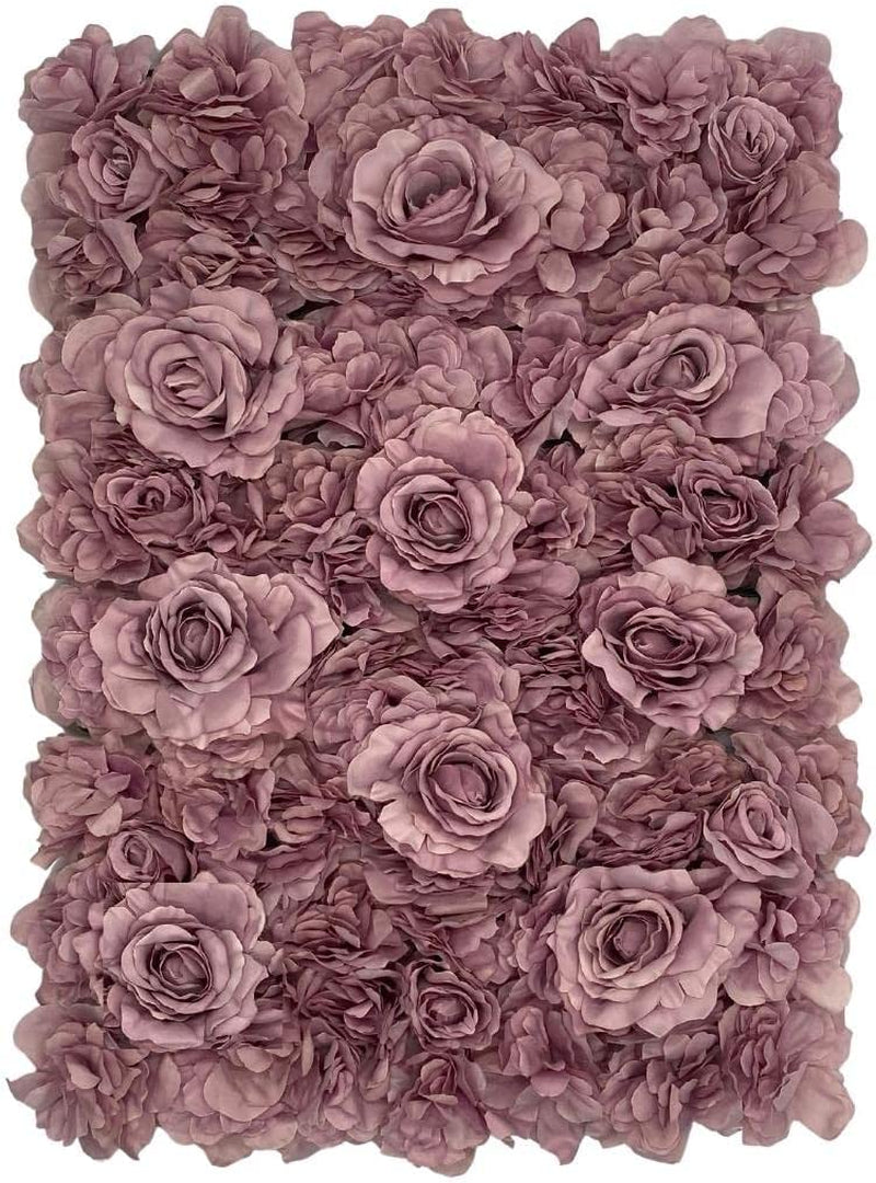 Flower Wall Panels - 2 Pack 24x16in Each Purple - Event  Photography Dcor