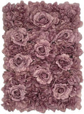 Flower Panels for Flower Wall (2 Pack) 24 Inch by 16 Inch Each | Flower Wall, Backdrop, Weddings, Event Decor, Bridal & Baby Shower, and Photography Décor (Purple)