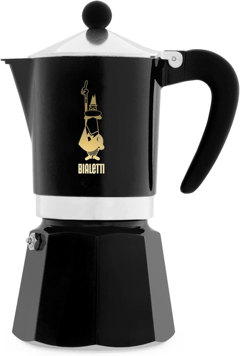 Bialetti - Moka Express Italia Collection: Iconic Stovetop Espresso Maker, Makes Real Italian Coffee, Moka Pot 6 Cups (9 Oz - 270 Ml), Aluminium, Colored in Red Green Silver