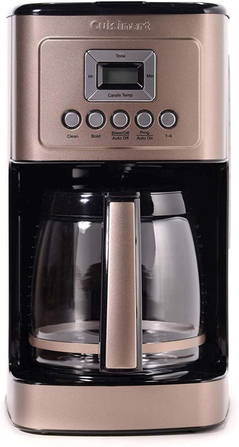 Cuisinart Coffee Maker, 14-Cup Glass Carafe, Fully Automatic for Brew Strength Control & 1-4 Cup Setting, Stainless Steel, DCC-3200P1