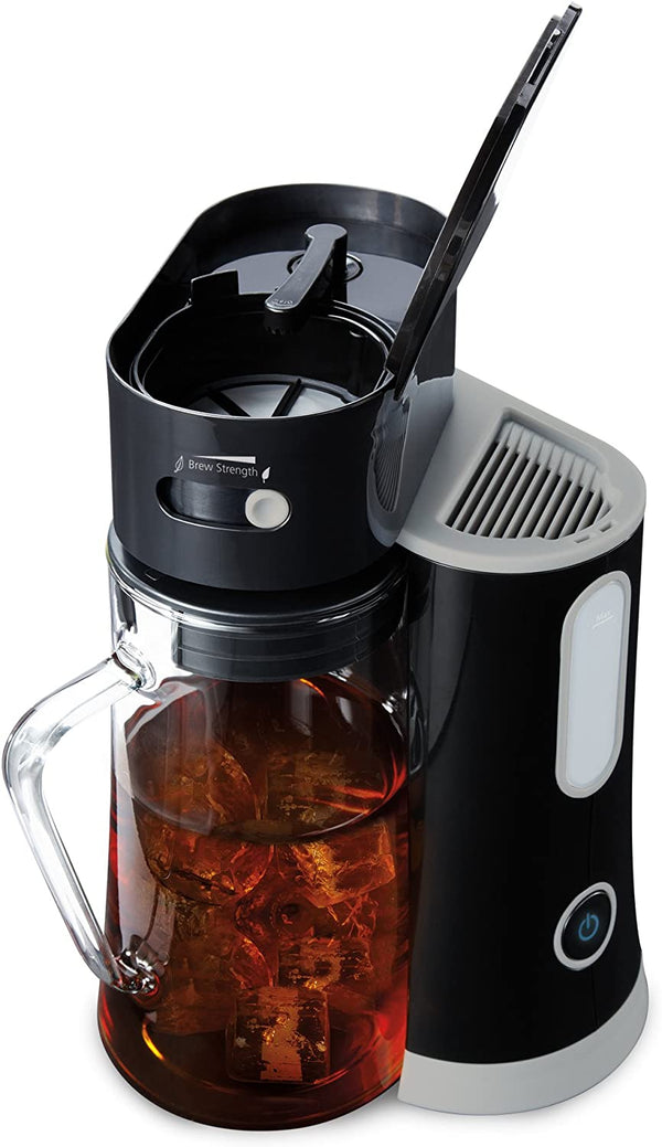 Mr. Coffee 2-in-1 Iced Tea Brewing System with Glass Pitcher, 2.5 quarts