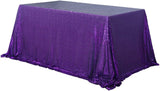 60X102-Inch Purple Rectangle Tablecloth for Wedding Party Cake Dessert Events Table Linens
