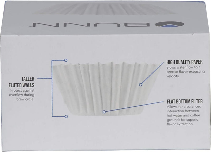 BUNN 8-12 Cup Coffee Filters, 6 each, 100ct