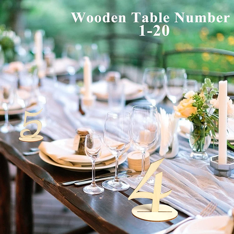 Wedding Table Numbers 